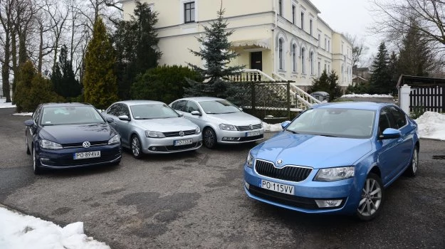 Aby ustalić, w której klasie jest Octavia, porównaliśmy ją z 3 modelami Volkswagena.