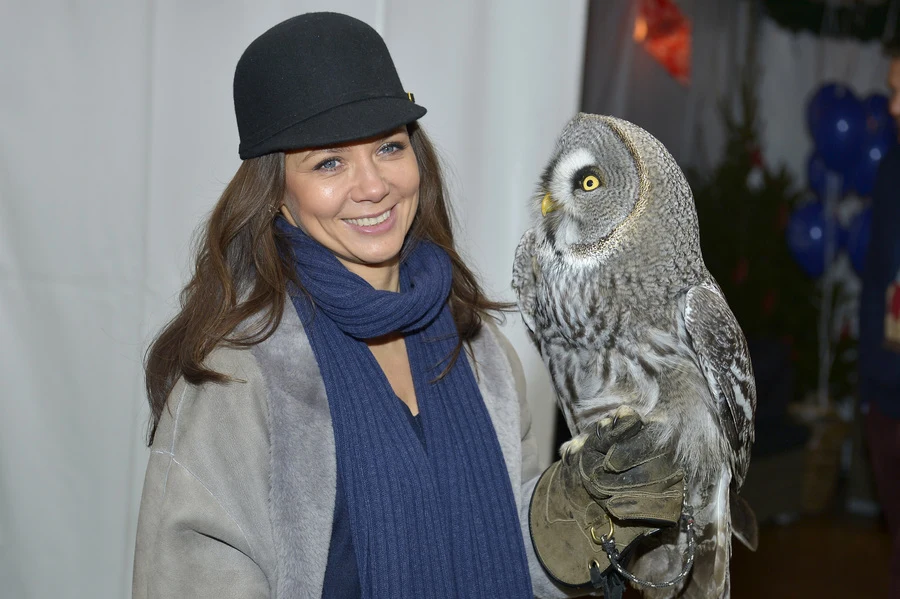 Kinga Rusin z sową