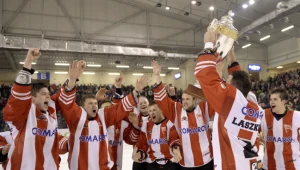 Hokeiści Comarchu Cracovii z Pucharem Polski