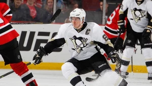 Najlepiej punktujący hokeista NHL - Sidney Crosby z Pittsburgh Penguins