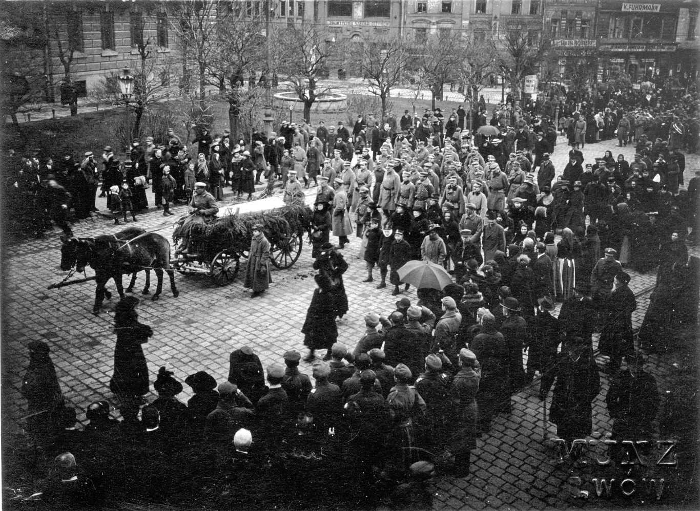 Pogrzeb obronców Lwowa, kwiecień 1919