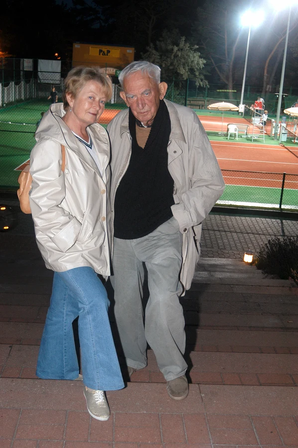 Magda Zawadzka i śp. Gustaw Holoubek