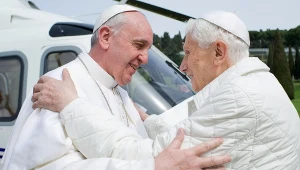 Papież Franciszek i papież emeryt Benedykt XVI