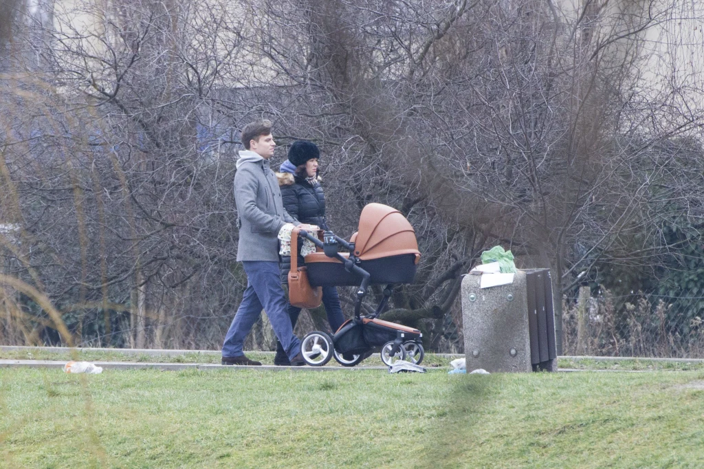 Kasia Cichopek, Marcin Hakiel z córką Kasia Cichopek, Marcin Hakiel z córką