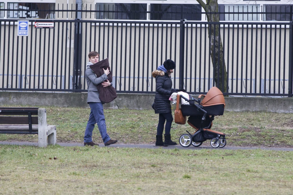 Kasia Cichopek, Marcin Hakiel z córką Kasia Cichopek, Marcin Hakiel z córką