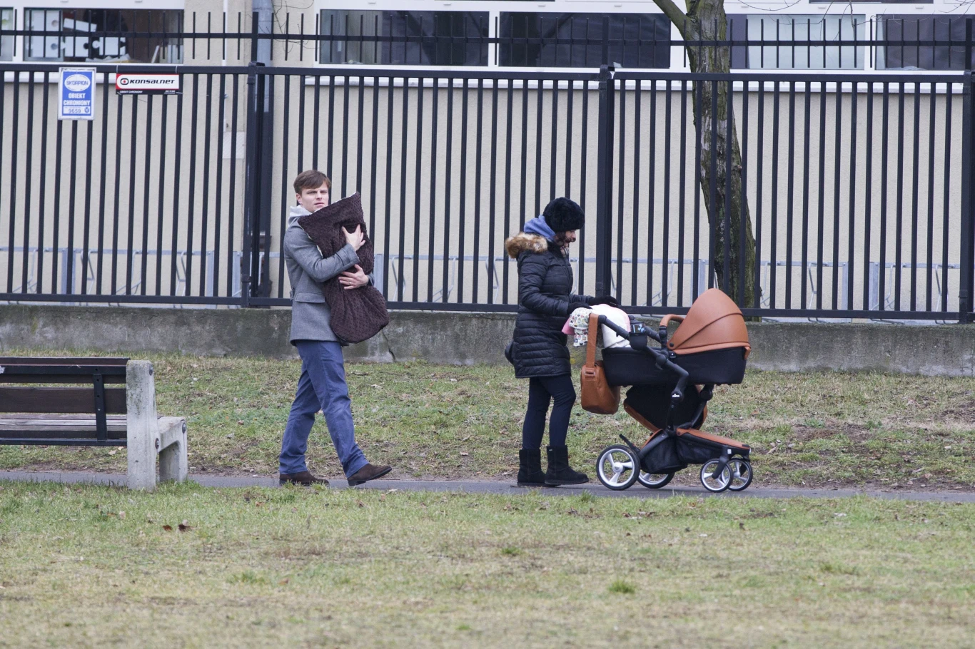 Kasia Cichopek, Marcin Hakiel z córką Kasia Cichopek, Marcin Hakiel z córką