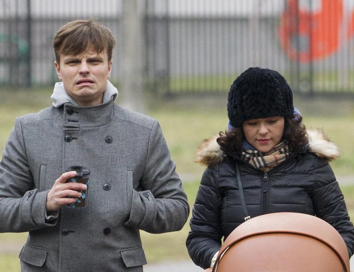 Kasia Cichopek, Marcin Hakiel z córką Kasia Cichopek, Marcin Hakiel z córką