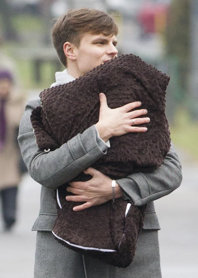 Kasia Cichopek, Marcin Hakiel z córką Kasia Cichopek, Marcin Hakiel z córką