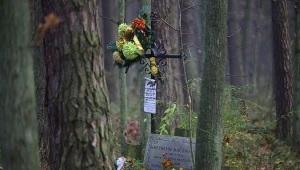 Grób dzieci zamordowanych przez Mariusza Trynkiewicza