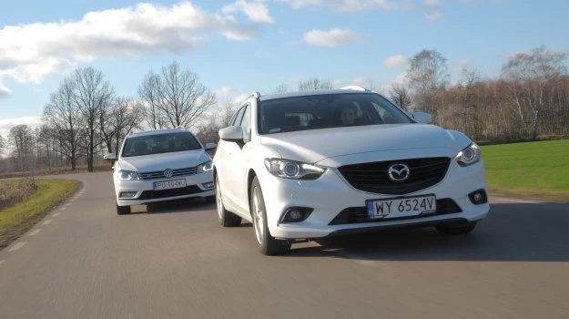 Porównanie: Mazda 6 Sport Kombi, Volkswagen Passat Variant