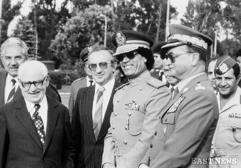 Libijski dyktator, pułkownik Muammar Kadafi w Polsce, 1982 Libijski dyktator, pułkownik Muammar Kadafi w Polsce, 1982