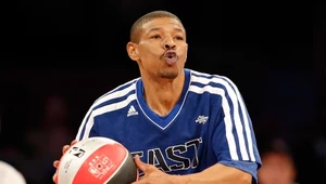 Tyrone "Muggsy" Bogues podczas Weekendu Gwiazd NBA w ubiegłym roku