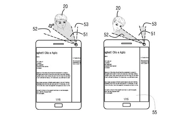 Rysunek z wniosku patentowego Samsunga