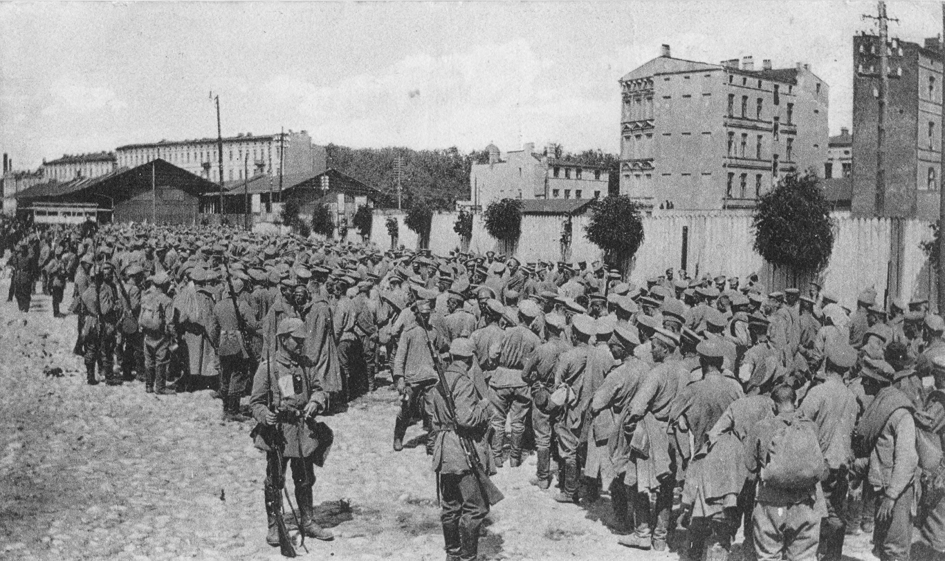 Łódź, jeńcy rosyjscy 1915 r.