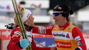 Therese Johaug i Marit Bjoergen