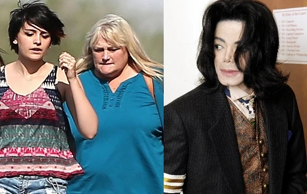 Debbie Rowe z córką i śp. Michael Jackson Debbie Rowe z córką i śp. Michael Jackson