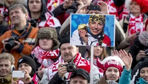 Fanów Justyny Kowalczyk w Szklarskiej Porębie nie brakowało