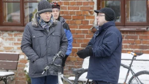 Artur Żmijewski i Zbigniew Zamachowski w serialu "Ojciec Mateusz" 
