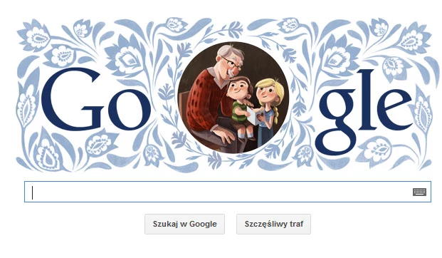 Doodle z okazji Dnia Dziadka 2014