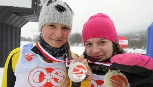 Małgorzata Żółkiewska (MULKS Tomaszów Lubelski) i Karolina Trzaska (MUKN Pod Stróżą Miszkowice).