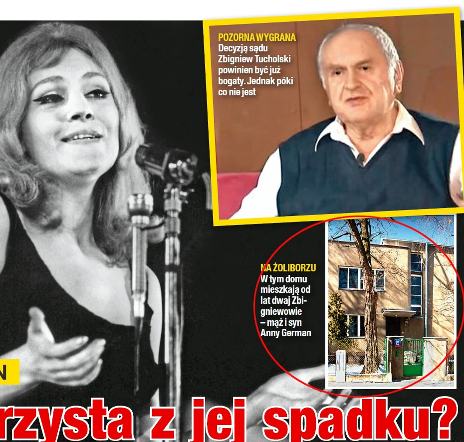 Mąż Anny German żyje skromnie w domu na warszawskim Żoliborzu