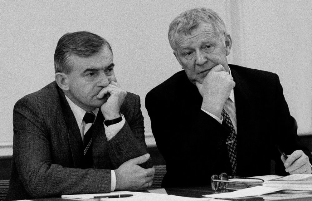 Leszek Miller i Mieczysław Rakowski