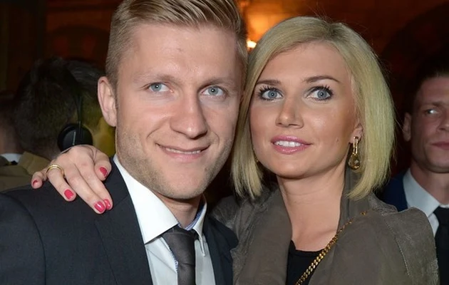 Kuba Błaszczykowski z żoną