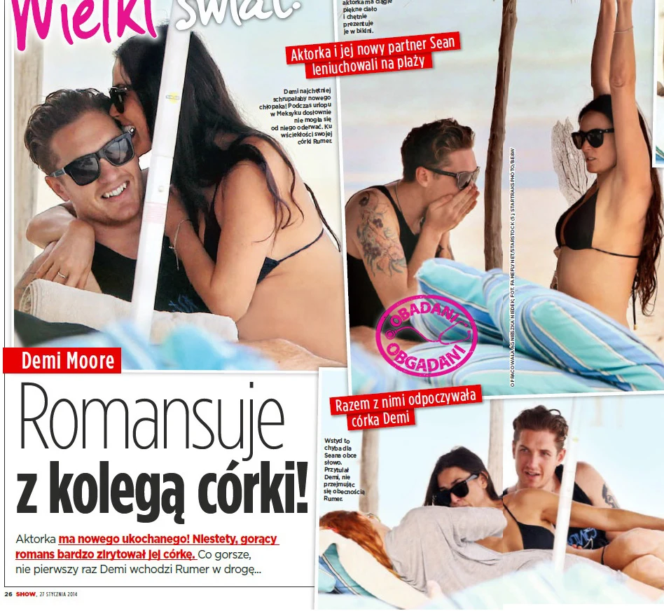 Demi Moore i jej nowy kochanek Sean Friday Demi Moore i jej nowy kochanek Sean Friday