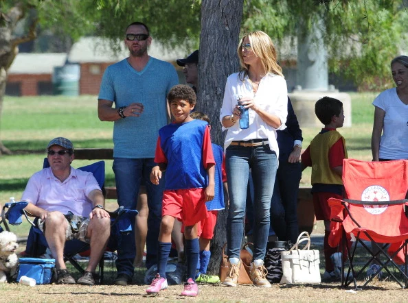 Heidi Klum z Martinem i synkiem