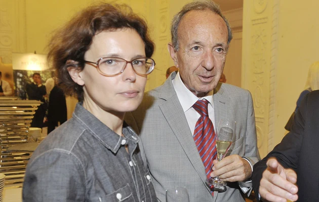 Agata Passent z ojcem Danielem Passentem Agata Passent z ojcem Danielem Passentem