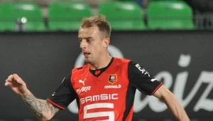 Kamil Grosicki w debiucie ze Stade Rennes.