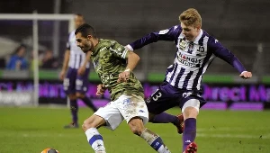 Ilan Araujo i Dominik Furman (z prawej) we wtorkowym meczu