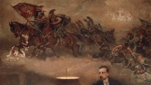 Apoteoza ""Henryk Sienkiewicz i jego wizje", mal. Czesław Tański.