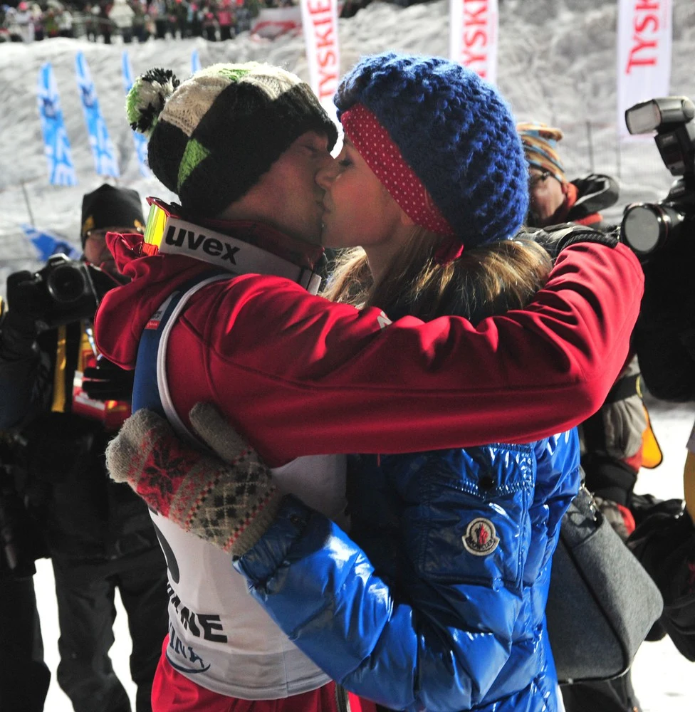 Kamil Stoch z żoną Ewą Kamil Stoch z żoną Ewą