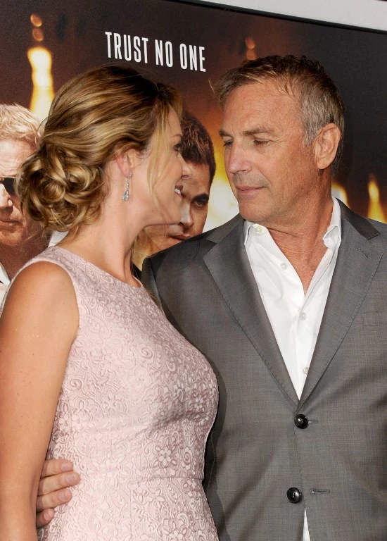 Christine Baumgartner i Kevin Costner Christine Baumgartner i Kevin Costner