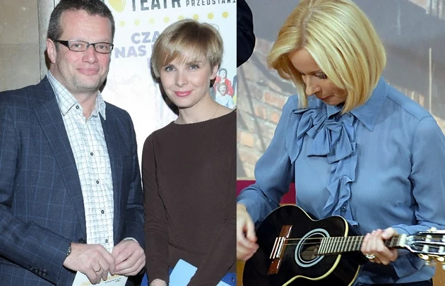 Marcin i Ania oraz Jolanta Pieńkowska