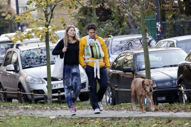 Beata Sadowska ze swoim partnerem Pawłem Kunachowiczem