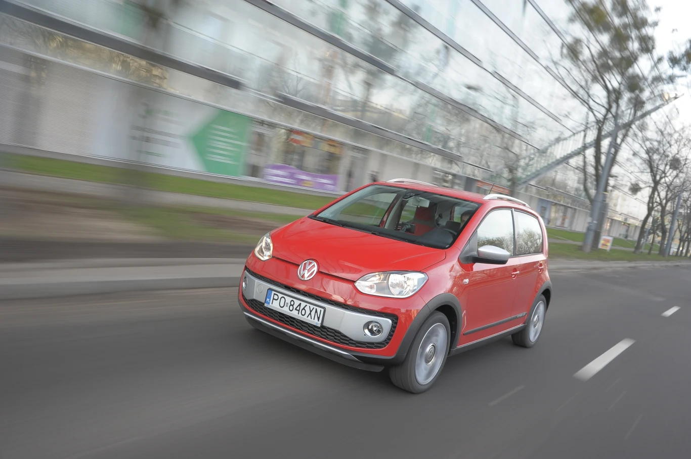 Cross Up! w swoim żywiole. Jego terenowe aspiracje kończą się na wyglądzie.