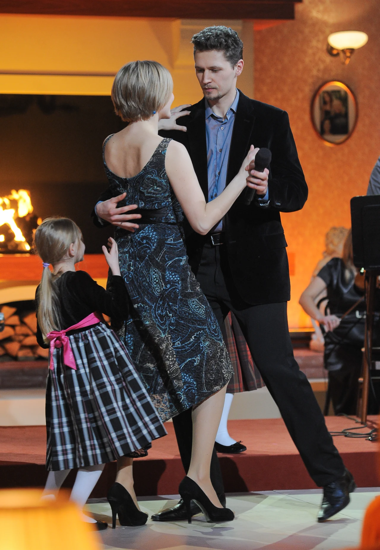 Dominika i Michał z córką Dominika i Michał z córką