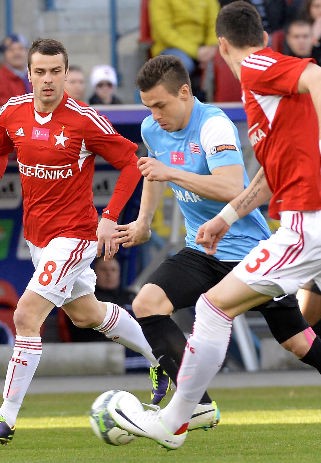 Wisła Kraków pokonała Cracovię 3-1 z 187. Wielkich Derbach Krakowa w 23. kolejce piłkarskiej Ekstraklasy