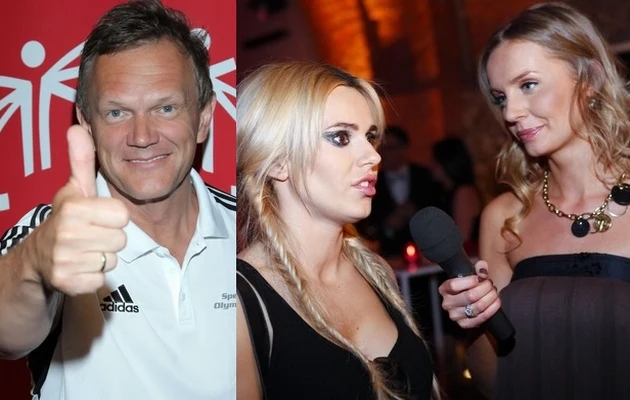 Cezary Pazura i Doda z Agnieszką Cezary Pazura i Doda z Agnieszką