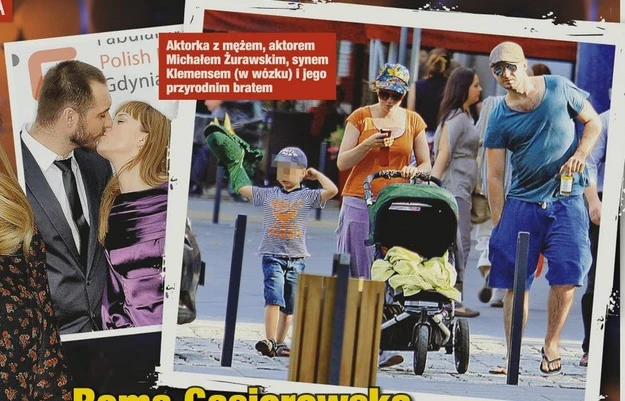 Roma z mężem i synkiem