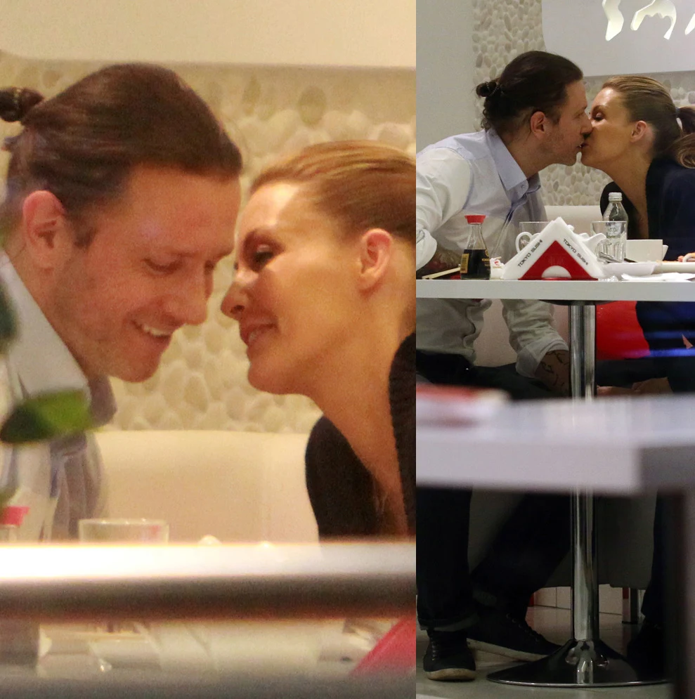 Małgorzata Rozenek i Radek Majdan nawet w restauracji nie mogą się od siebie oderwać. Parze nie przeszkadzają już nie tylko paparazzi, ale i dzieci perfekcyjnej ze związku z Jackiem.