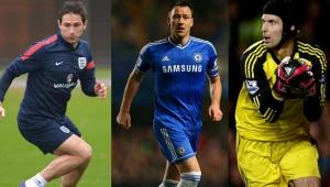 Frank Lampard, John Terry i Petr Cech 
