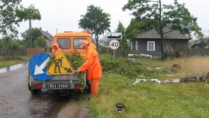 Zaczyna się wielkie sprzątanie po wczorajszych ulewach i wichurach
