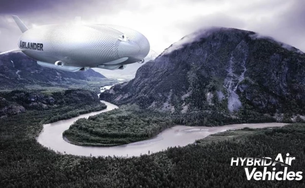 Airlander - wizualizacja.   Fot. Hybrid Air Vehicles