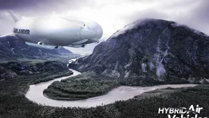 Airlander - wizualizacja.   Fot. Hybrid Air Vehicles