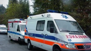 Wypadek karetki wiozącej pacjentów