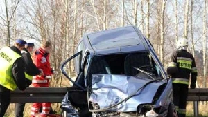 Ford wjechał w cysternę z cyklopentanem