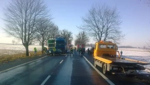 Dwa wypadki na drodze Opole-Nysa